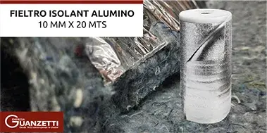 Fieltro Isolant Alumino 10 Mm X 20 Mts Tba 10