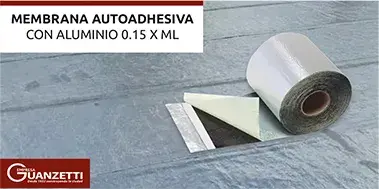 Membrana Autoadhesiva Con Aluminio 0.15 X Ml