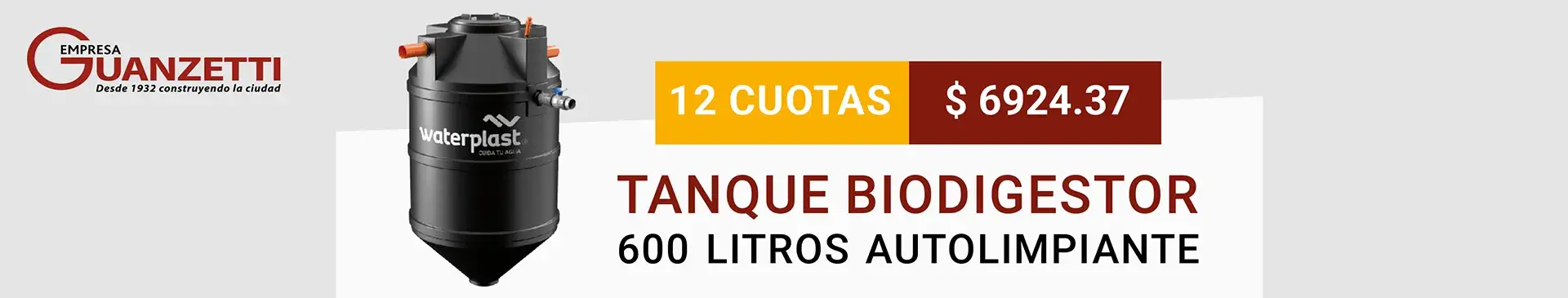 Biodigestor 600 Lts Autolimpiante 