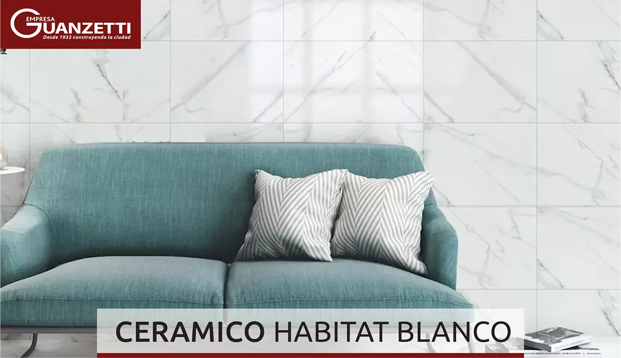 ceramico Revestimiento Habitat Blanco Scop 45,3x45,3