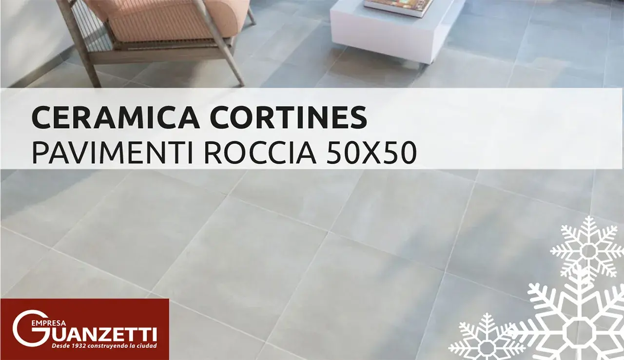 Ceramica Cortines Pavimenti Roccia 50x50 Cj. 1,75