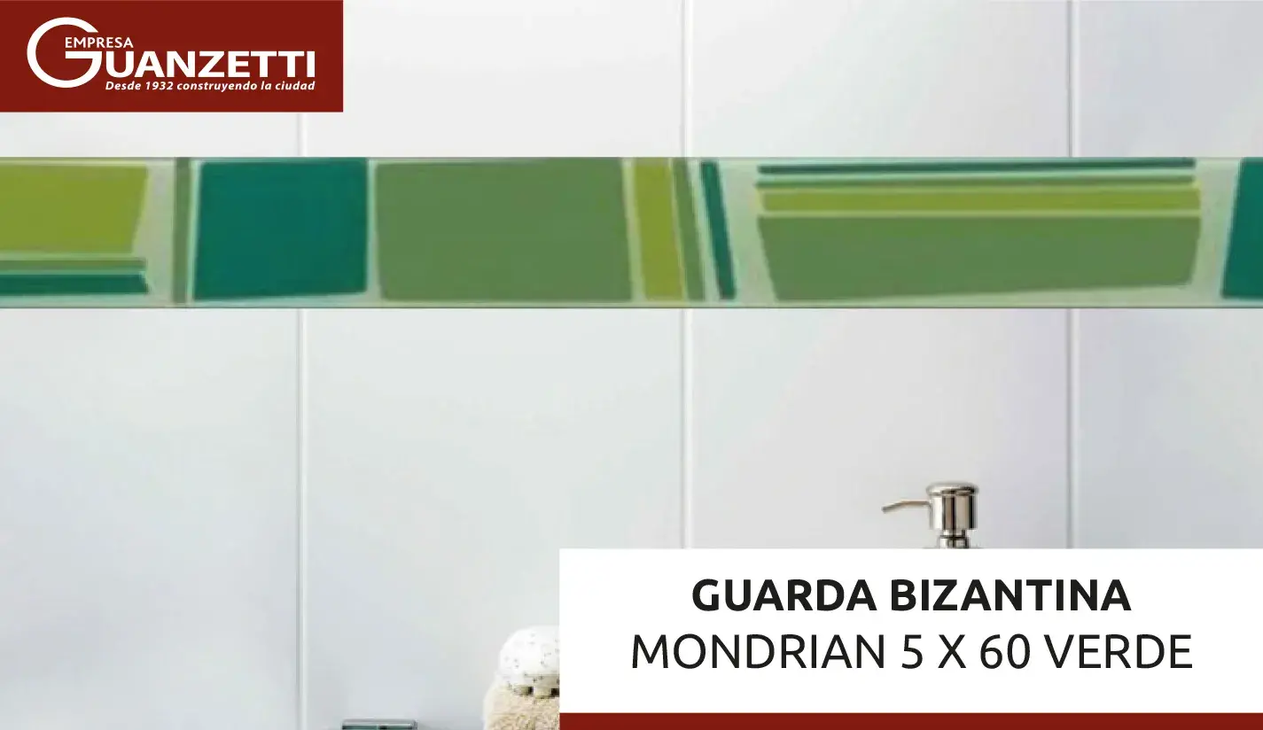 Guarda Bizantina Mondrian 5 X 60 Verde