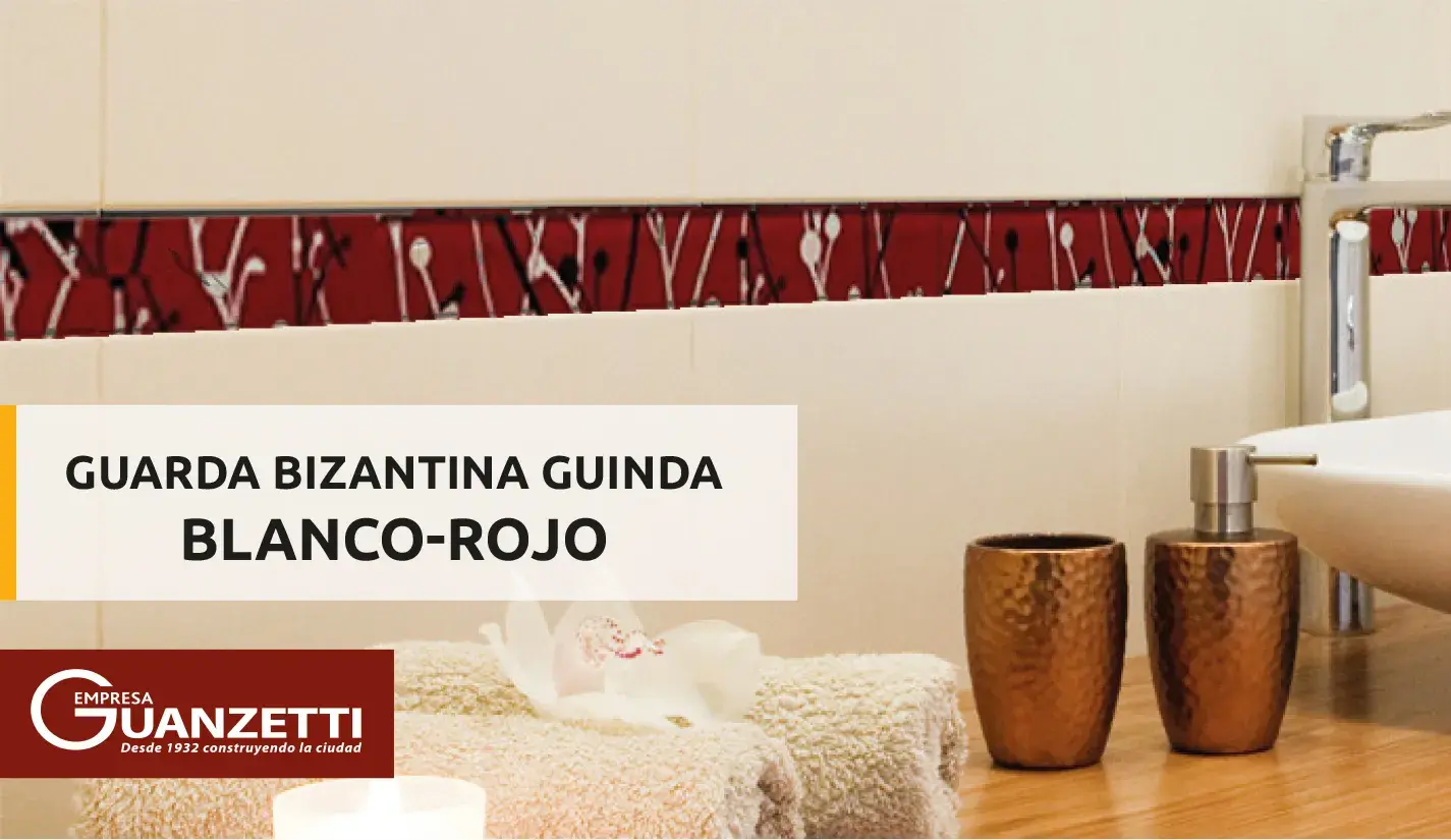 Guarda Bizantina Guinda 10 X 60 3301 Blanco-Rojo