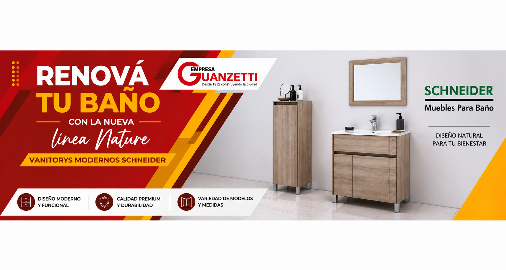 Vanitory Nature 50cm Color Caju