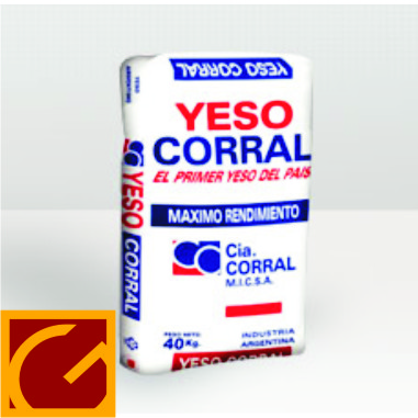 Yeso Corral  X 40 Kgs