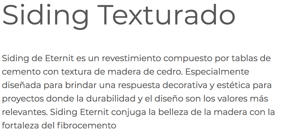 Placa Eternit Siding Cedral 3,60X0,20X6Mm