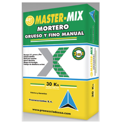 Mortero Ultra Master Mix 2:1 X 30 Kgs.