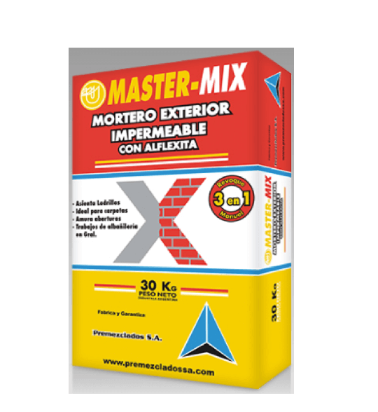 Mortero Ultra Master Mix 3 En 1 X 30 Kg.