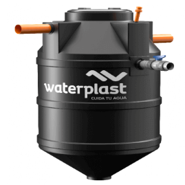 Tanque Waterplast Biodigestor 1100 Lts Autolimpiable