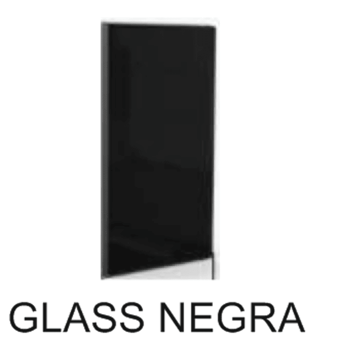 Puerta 40cm Glass Negra