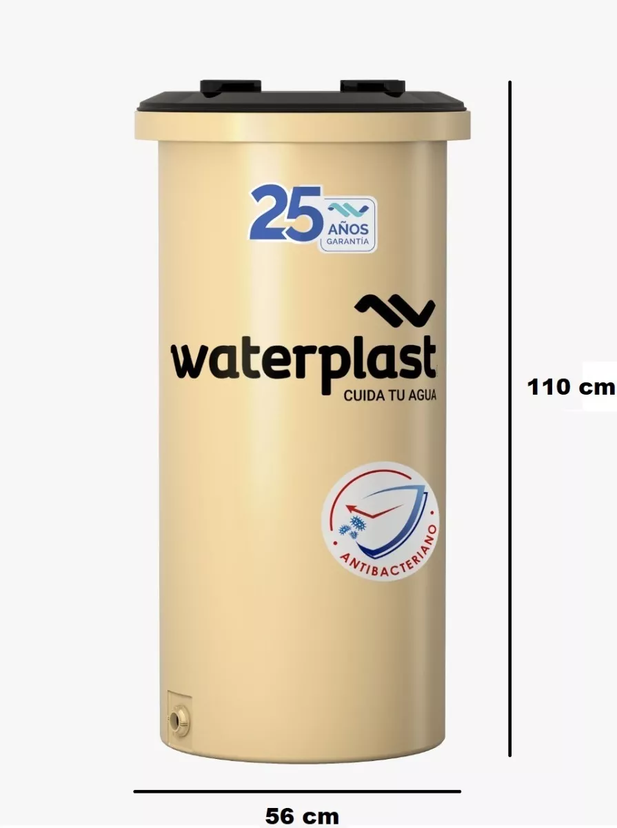 Tanque De Agua 200 Lts Ultradelgado Tricapa Waterplast