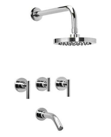 JGO. DUCHA EMBUTIR C/TRANSF PEIRANO ADRA PLUS C.CERAM 80-166