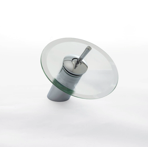 JGO.LAVATORIO MOZART CASCADA DE VIDRIO REDONDA 9580