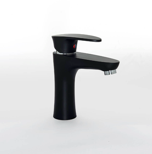 JGO.LAVATORIO MOZART DOHA ABS NEGRA PICO RECTO 7261