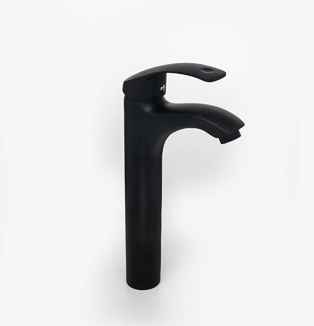 MONOCOM.LAVATORIO MOZART VITRA NEGRO ALTO 7418