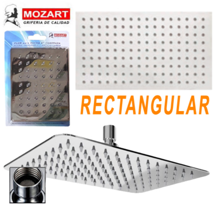 DUCHA ABS MOZART CROMADA 6X10 9401