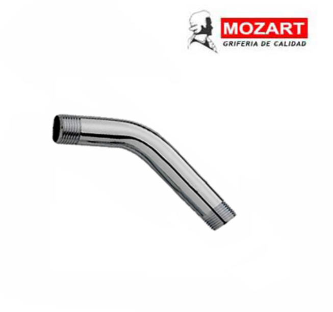 BRAZO P/LLUVIA MOZART METALICO 45° 15CM AC INOX 4414