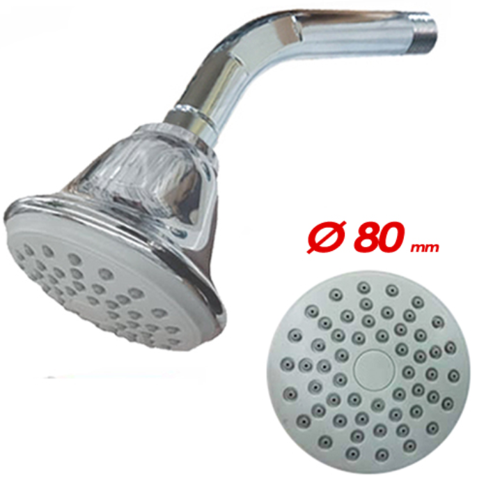 DUCHA MOZART CAMPANA REDONDA C/BRAZO-ROCETA 2123