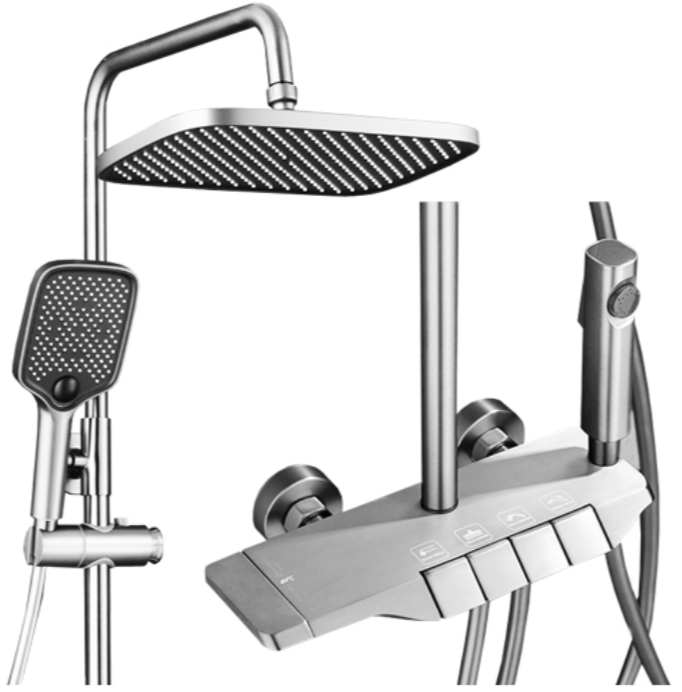 SET DUCHA MOZART PIANO CROMADA 6926