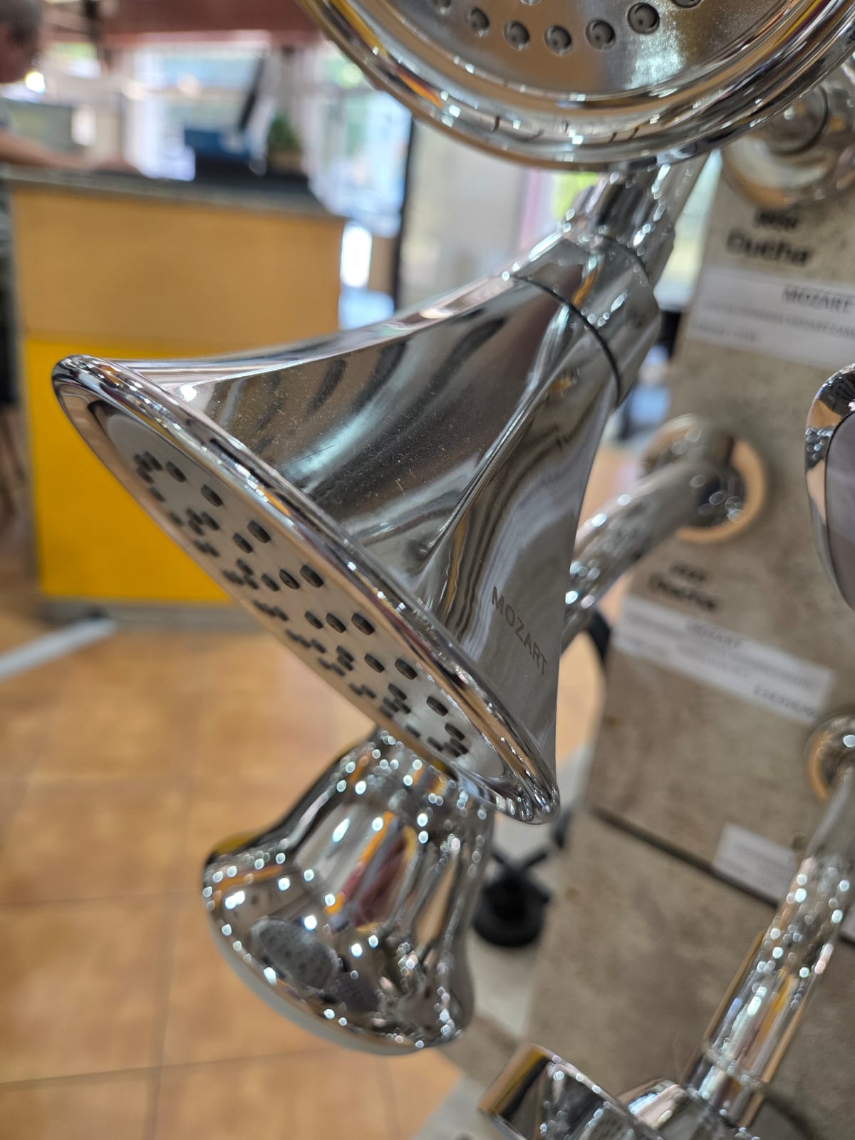 DUCHA CROMADA MOZART CAMPANA 9856