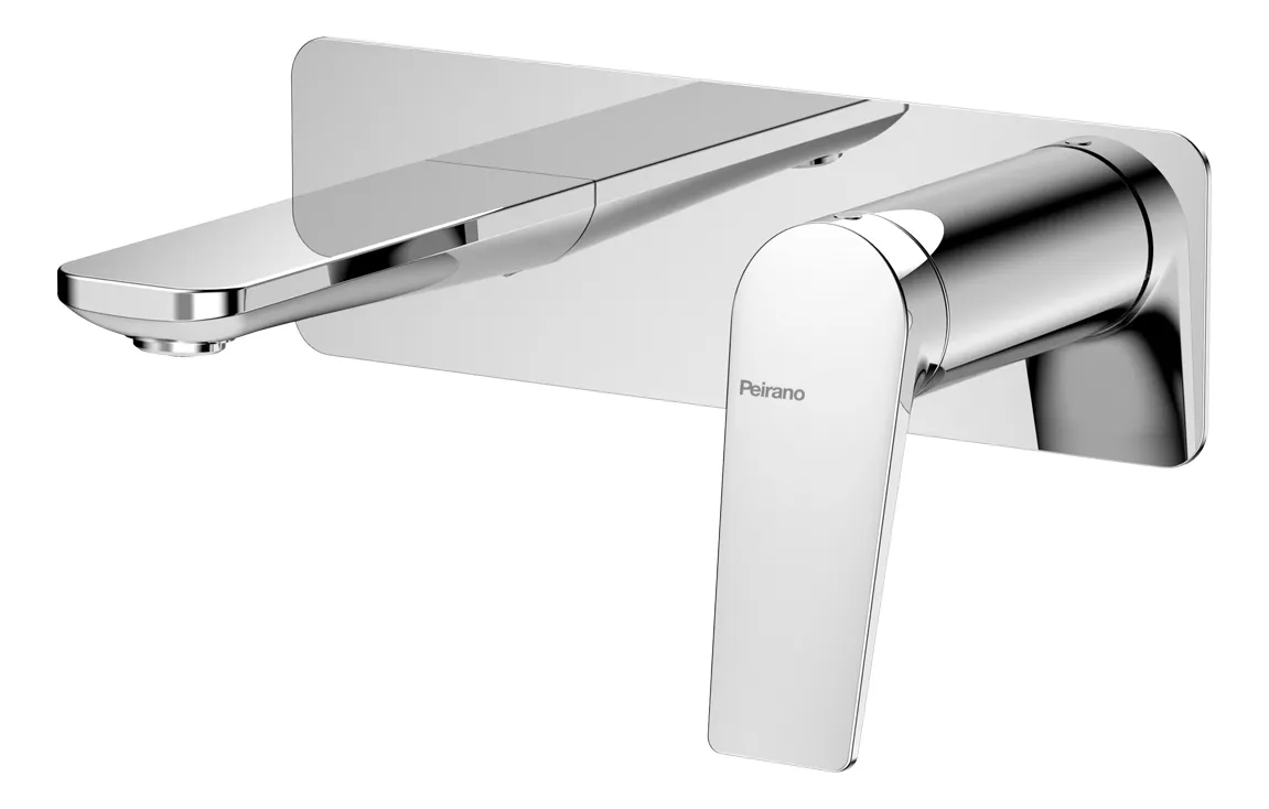 JGO.MONOC.LAVATORIO PARED PEIRANO WAVE CROMO 63-168