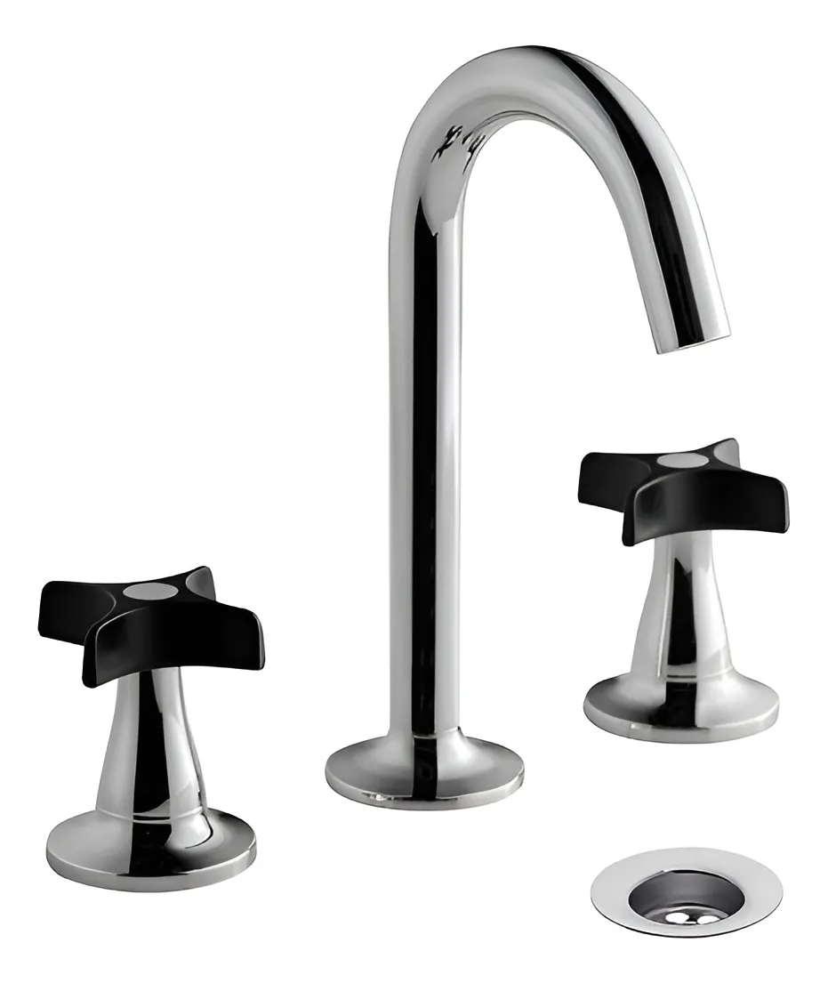 JGO.LAVATORIO FV PETALO  NEGRO 207/M3-NC