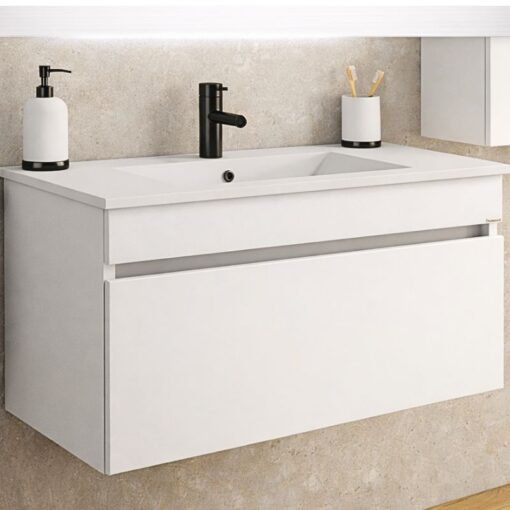 VANITORY COLGANTE SCHNEIDER VITTA 60 CM. GLACIAR SIN MESADA