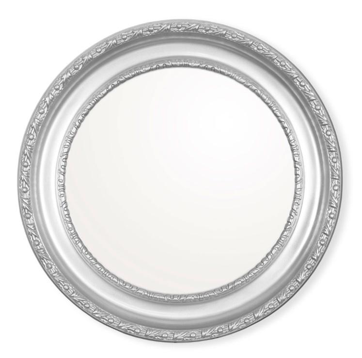 ESPEJO MISIONES MONARCA PLATA E7097