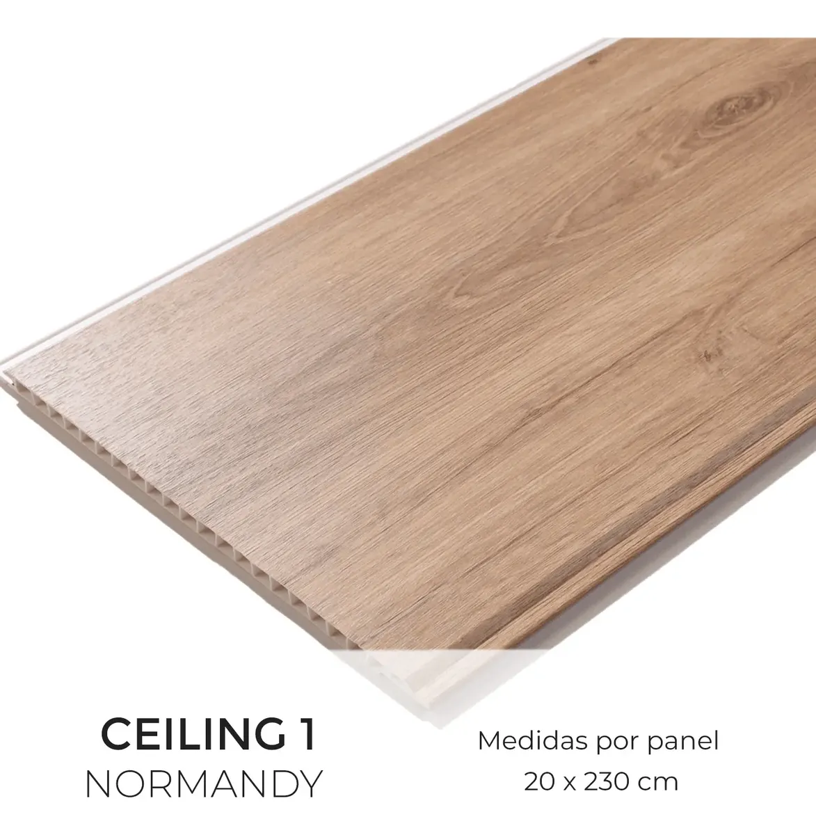 PANEL MISIONES CEILING1 NORMANDY 20X230CM C4,6M2 10UN CP2002