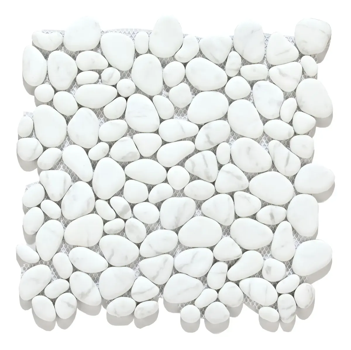 MALLA MISIONES PEBBLE 30 X 30 WHITE MARBLE RV1041