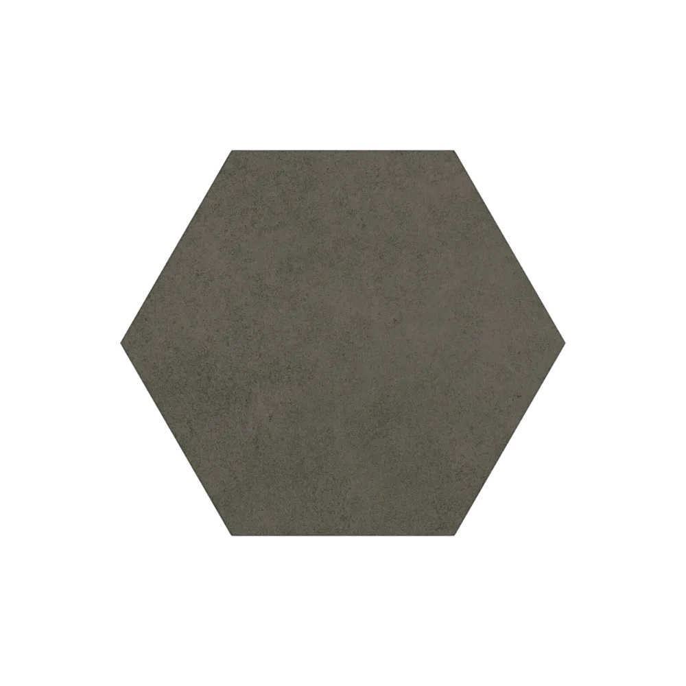 CER. MISIONES HEXAGONAL 17X19,5 CJ.1M2 CEMENT DARK BC1504