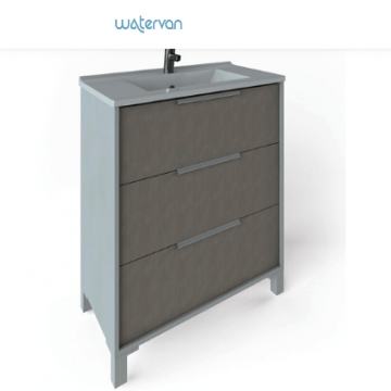 Vanitory Water Van Seta Con Mesada Loza 0,60 Teka - Baños, Sanitarios